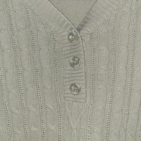 Light Sage Green Karen Scott Sweater - Size Medium - Picture 5 of 5